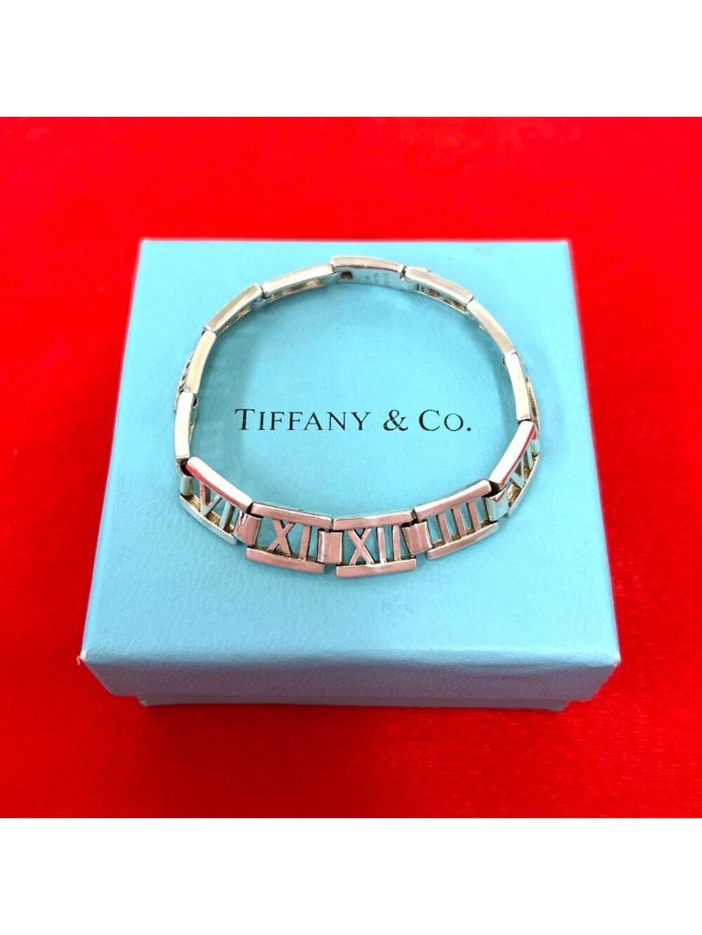 Tiffany & Co Vintage Atlas Bracelet 925 Sterling Silver Bangle